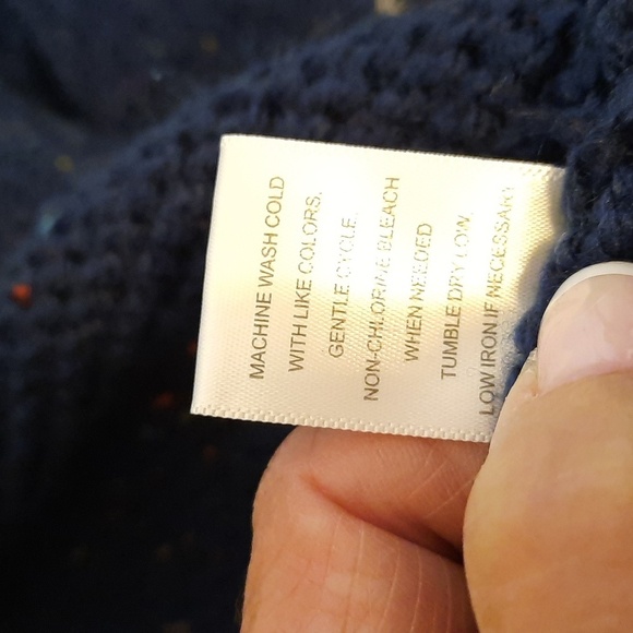 Absolutely Famous Speckled Blue Sweater Large - Picture 8 of 8
